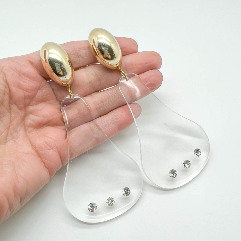 Vintage Contemporary Resin Earrings