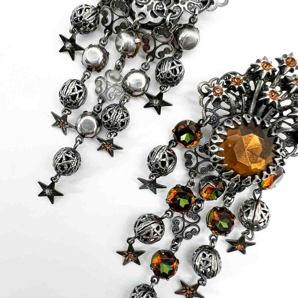 Vintage Askew Celestial Earrings