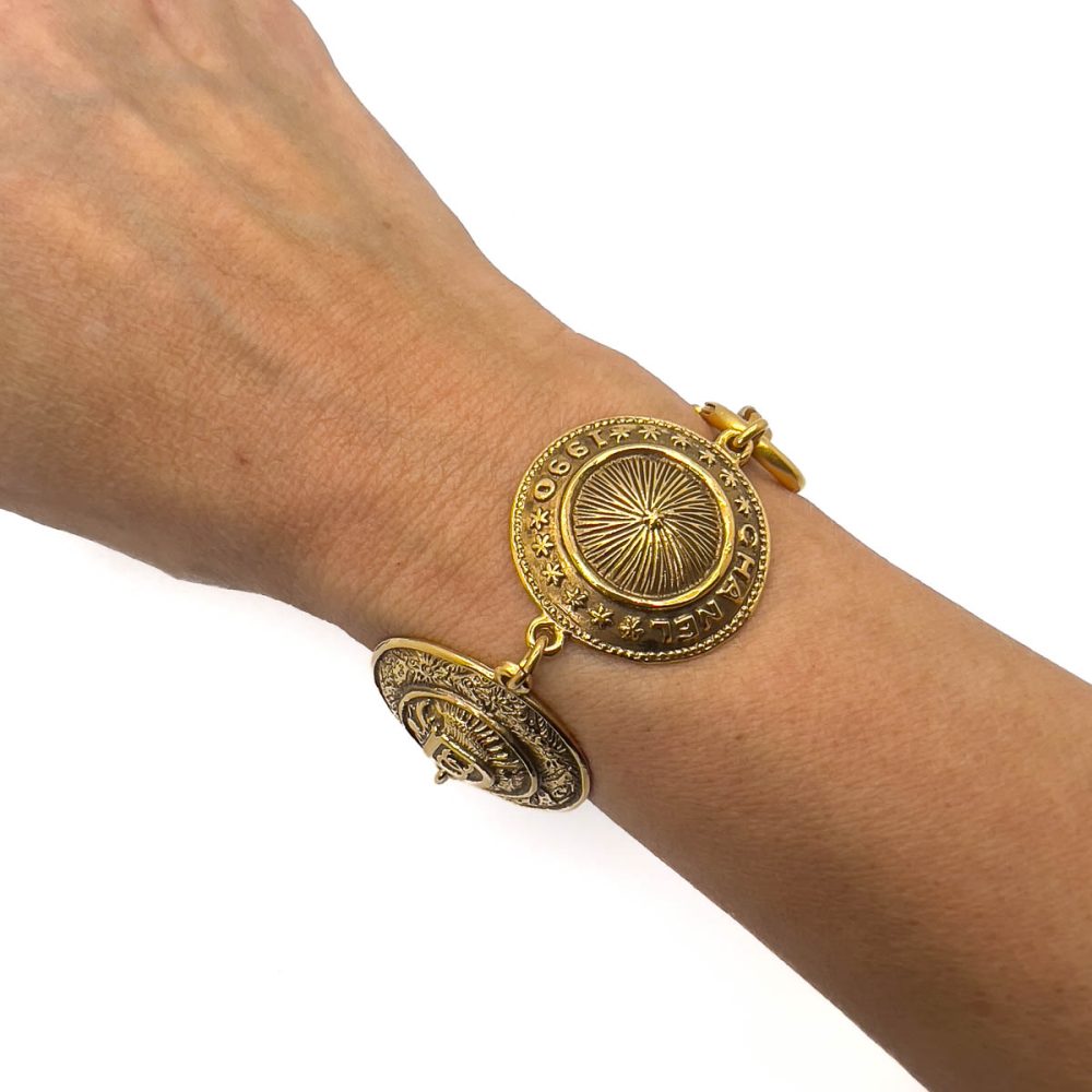 Vintage Chanel Starburst Bracelet