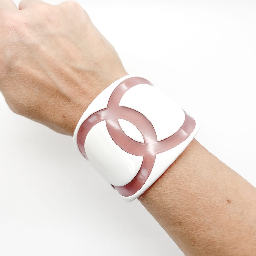 Vintage Chanel Barbie Pink Cuff