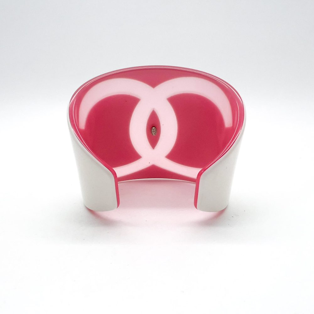 Vintage Chanel Barbie Pink Cuff