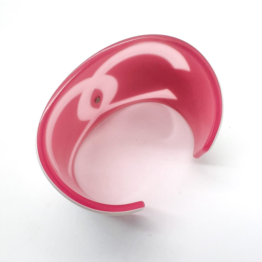 Vintage Chanel Barbie Pink Cuff