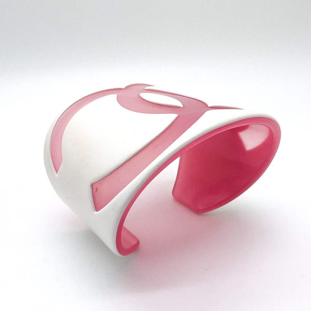 Vintage Chanel Barbie Pink Cuff