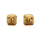 Jennifer Gibson Jewellery 1688 (2) Vintage Chanel Square Logo Earrings