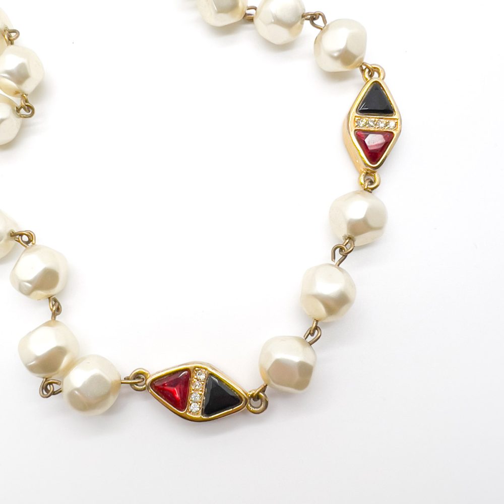 Vintage Louis Féraud Pearl Necklace