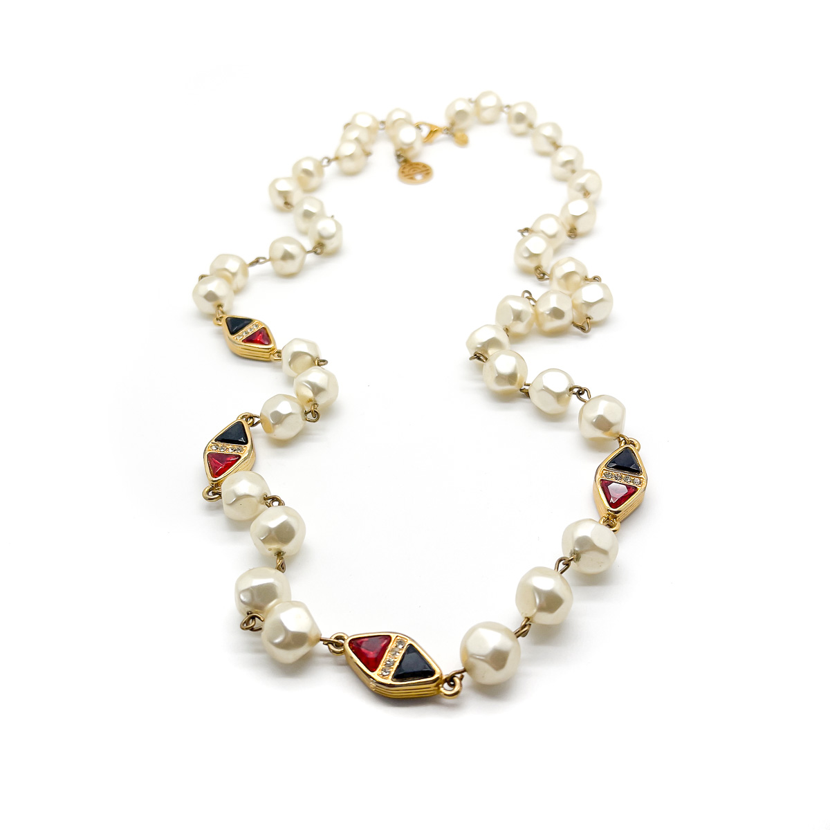 Jennifer Gibson Jewellery 1692 (5) Vintage Louis Féraud Pearl Necklace