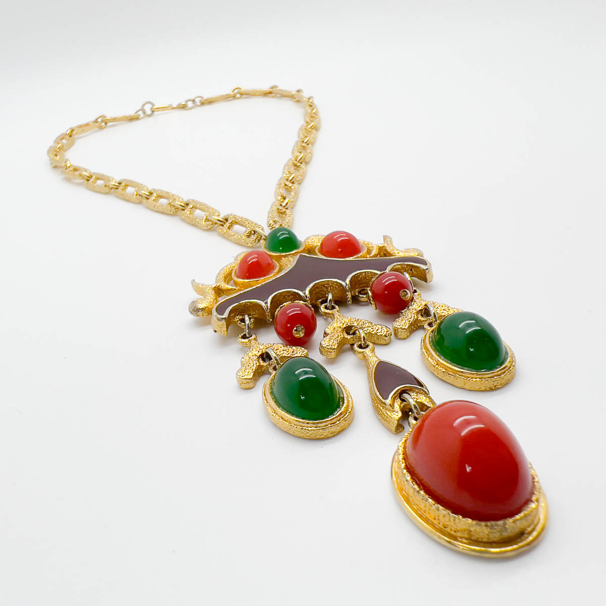 Jennifer Gibson Jewellery 1698 (5) Vintage Tancer & II Asian Inspired Necklace
