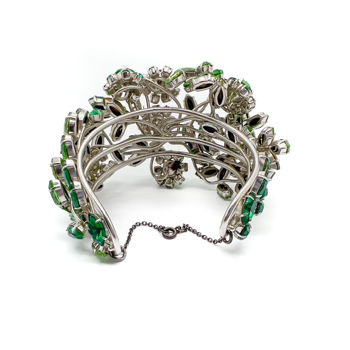 Jennifer Gibson Jewellery 1703 (7) Vintage Emerald Green Cuff