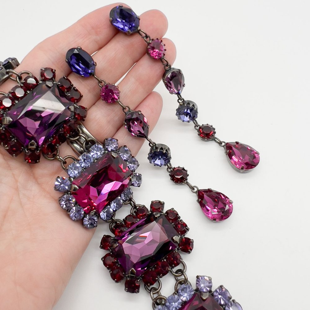 Vintage Hot Pink Bracelet