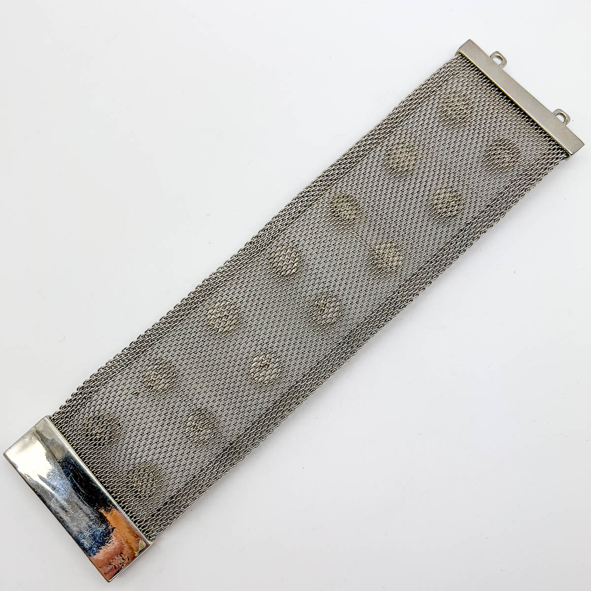Jennifer Gibson Jewellery Bracelet 1717 (4) Vintage Solitaire Strap Bracelet