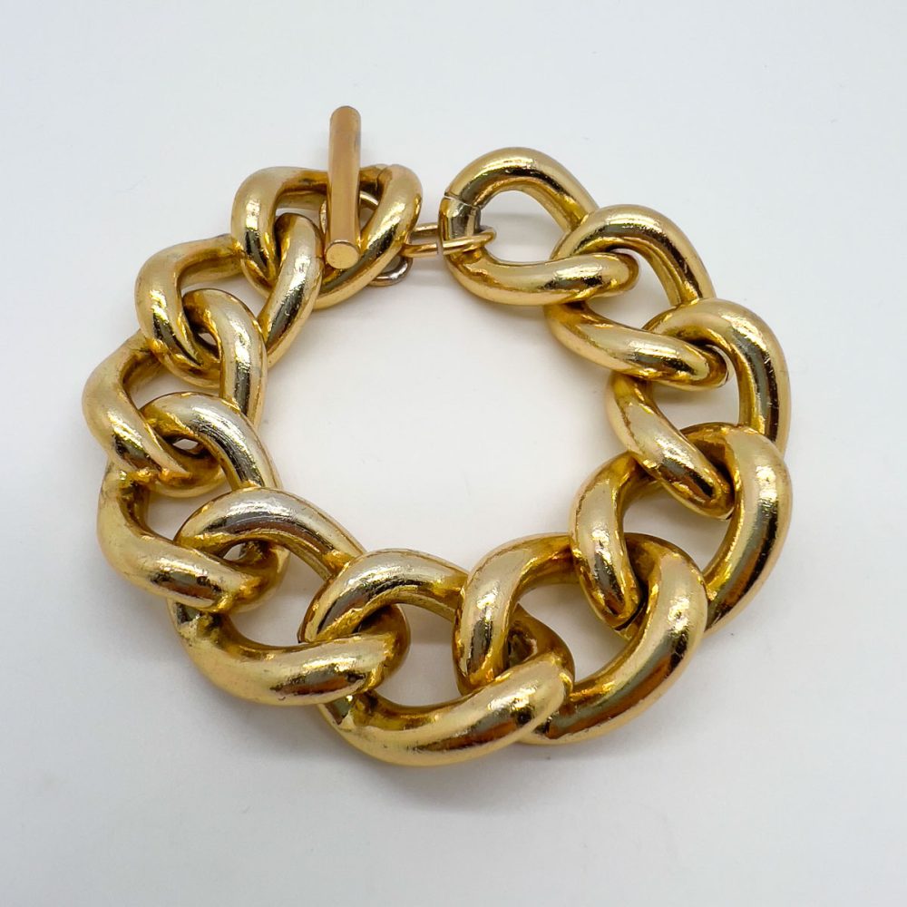 Vintage Chunky Curb Bracelet