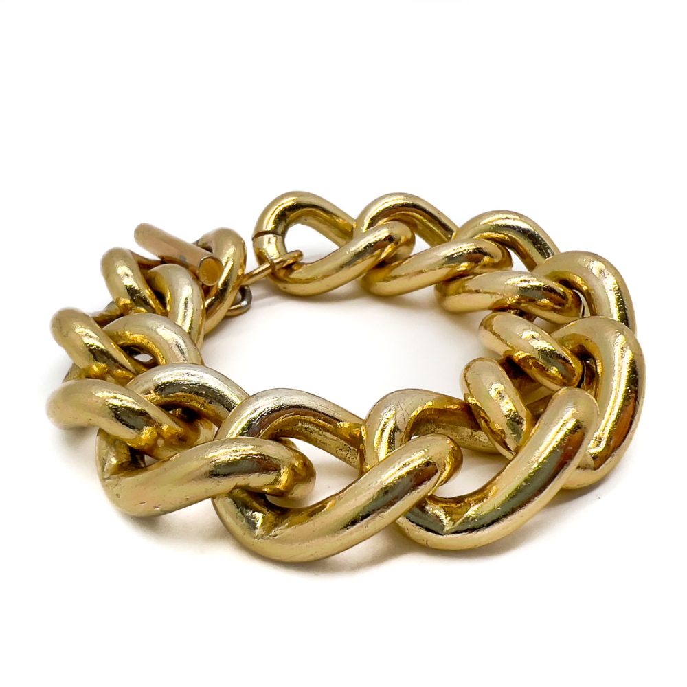 Vintage Chunky Curb Bracelet
