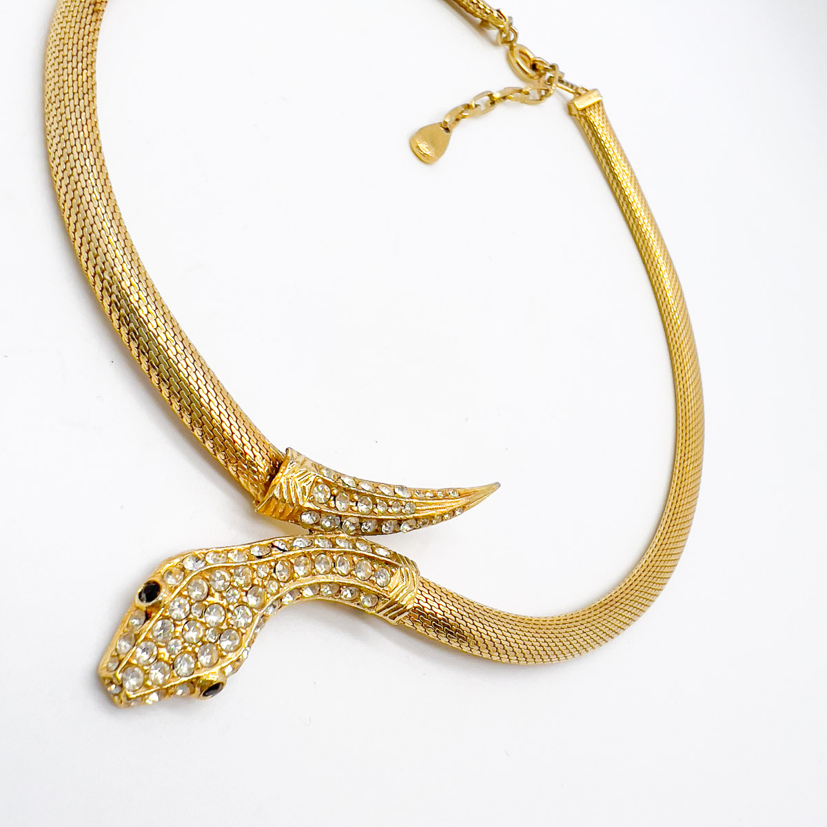 Jennifer Gibson Jewellery 1743 (2) Vintage Crystal Snake Collar