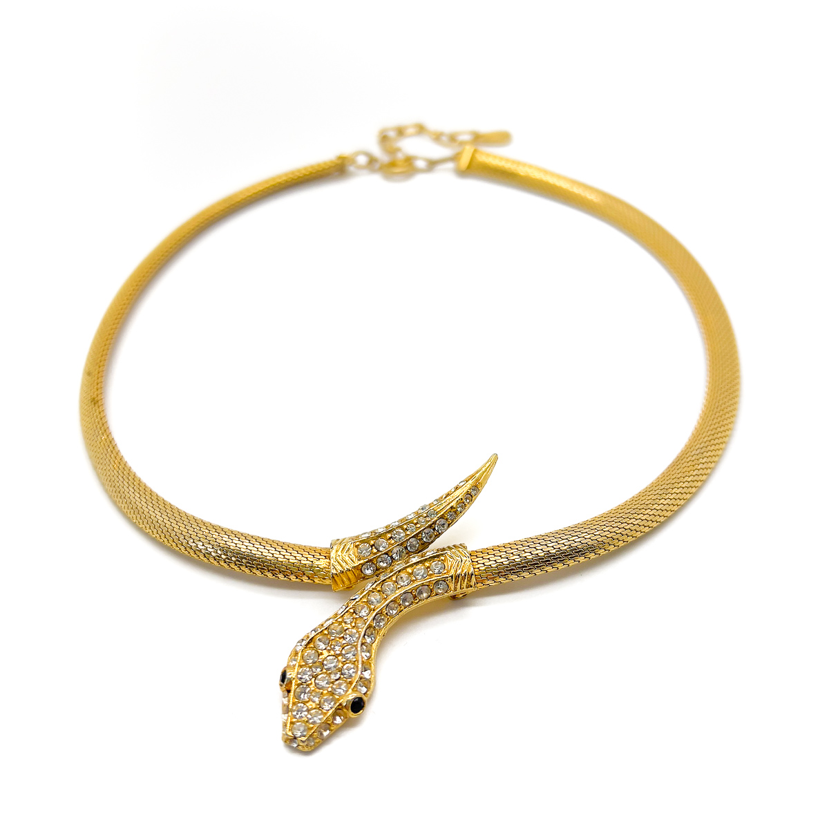 Jennifer Gibson Jewellery 1743 (4) Vintage Crystal Snake Collar