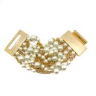 Jennifer Gibson Jewellery Bracelet 1726 (1) Vintage Kenneth Jay Lane Pearl Cuff