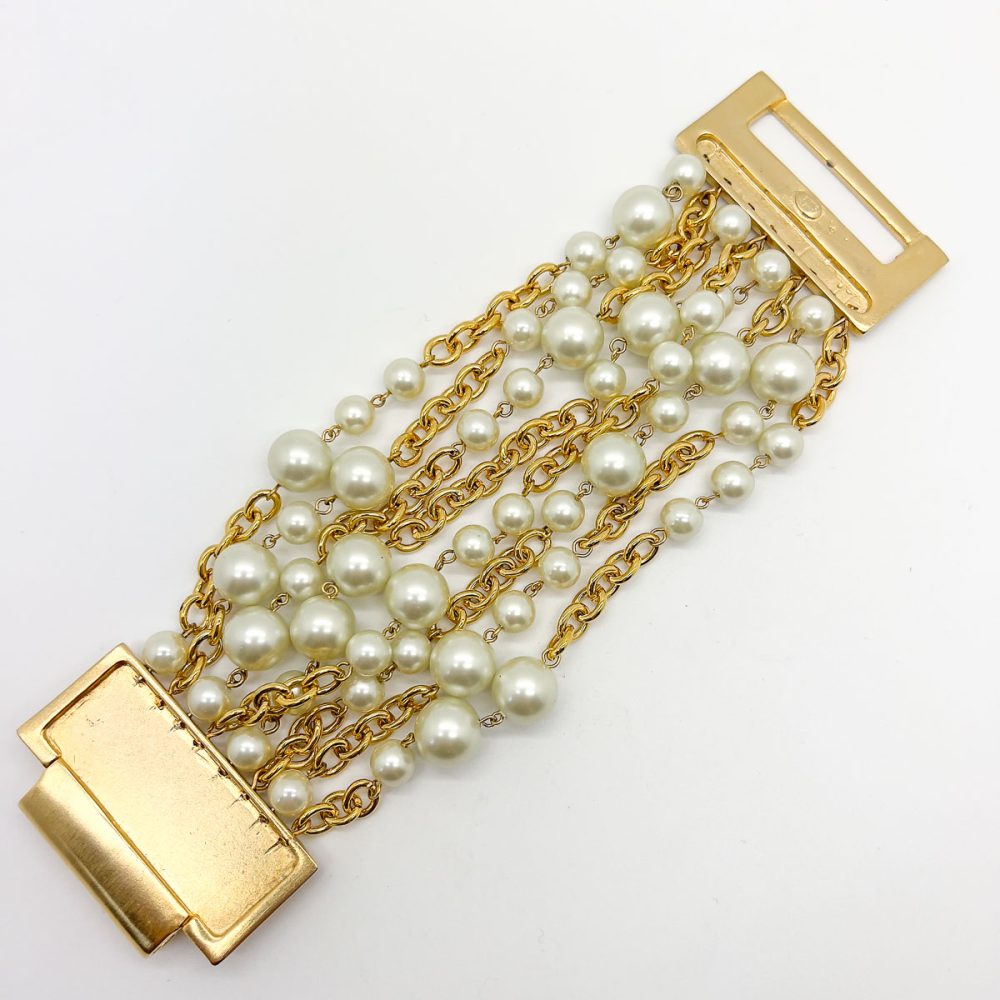 Vintage Kenneth Jay Lane Pearl Cuff