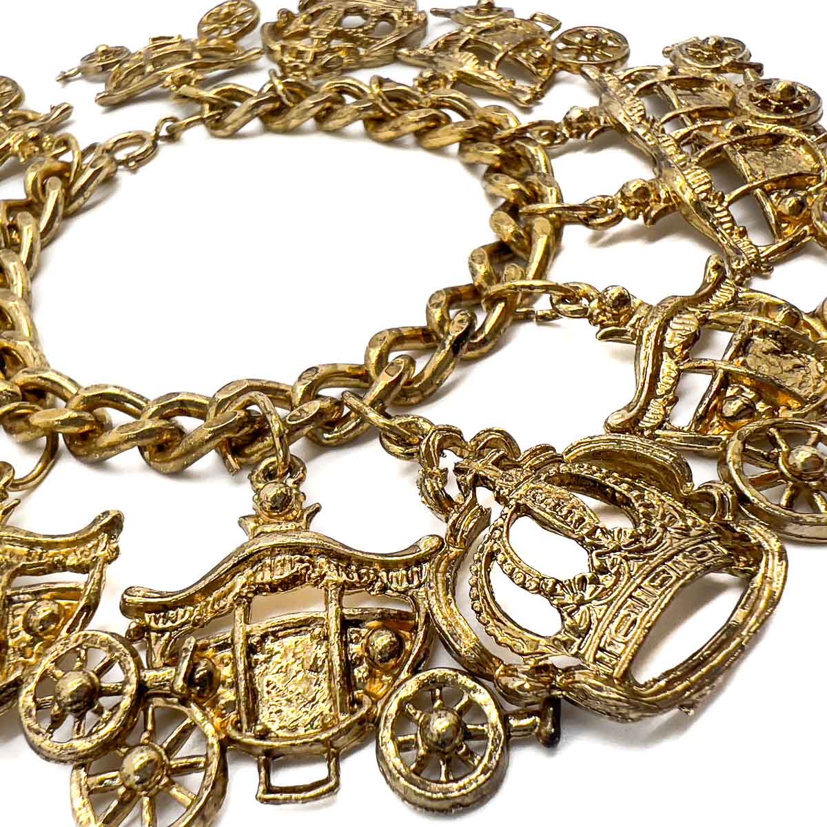 Jennifer Gibson Jewellery Bracelet 1727 (3) Vintage Coronation Charm Bracelet