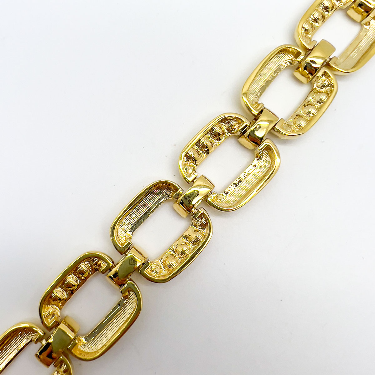 Jennifer Gibson Jewellery Bracelet 1731 (2) Vintage Crystal Link Bracelet