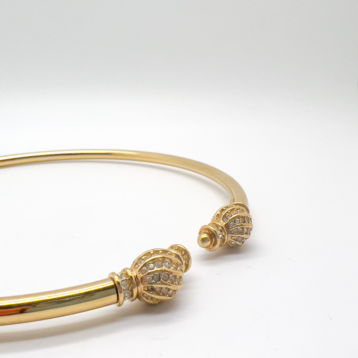 Jennifer Gibson Jewellery DIOR 1749 (2) Vintage Christian Dior Crystal Torque Necklace