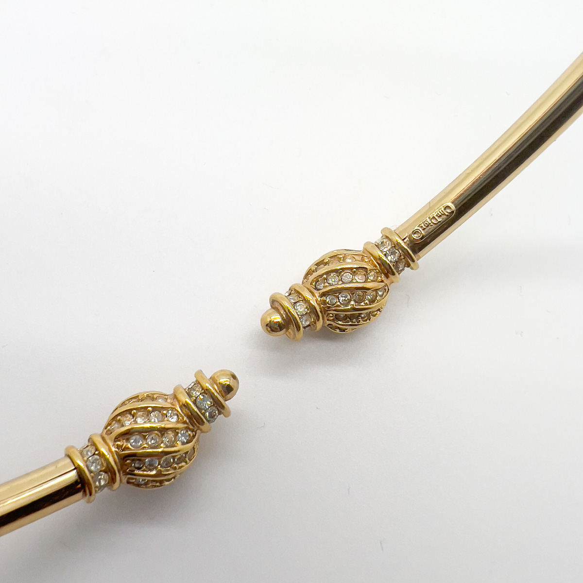 Jennifer Gibson Jewellery DIOR 1749 (4) Vintage Christian Dior Crystal Torque Necklace