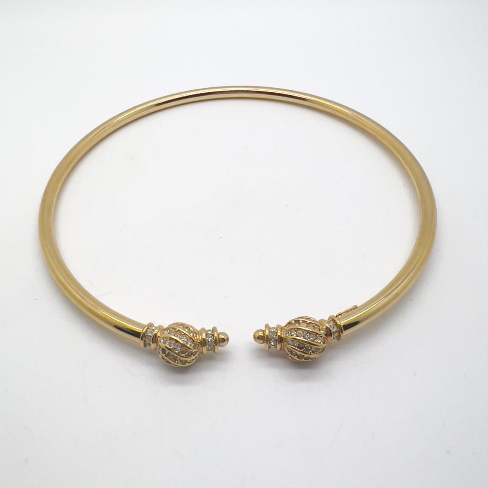 Vintage Christian Dior Crystal Torque Necklace
