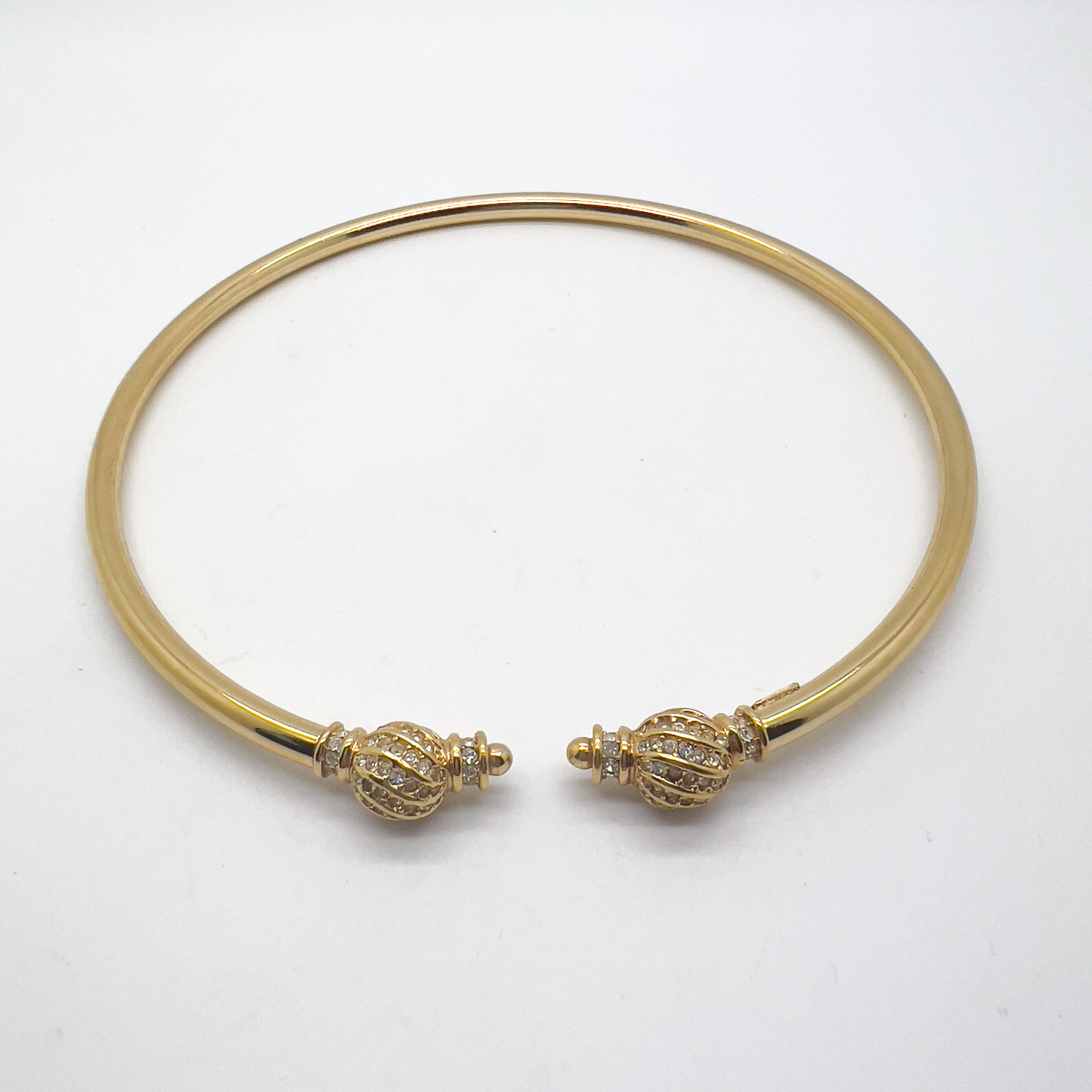 Jennifer Gibson Jewellery DIOR 1749 (6) Vintage Christian Dior Crystal Torque Necklace