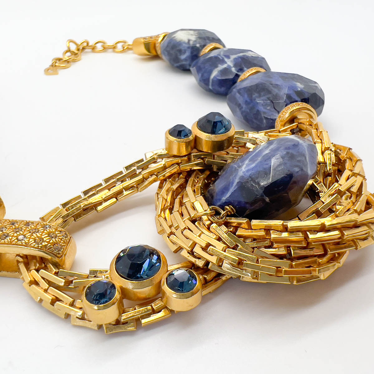 Jennifer Gibson Jewellery DIOR 1751 (3) Vintage Christian Dior Runway Marble Collar