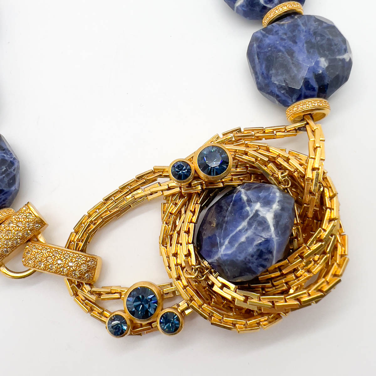 Jennifer Gibson Jewellery DIOR 1751 (4) Vintage Christian Dior Runway Marble Collar