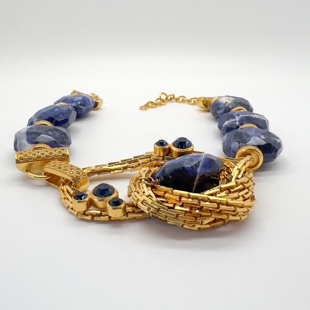 Vintage Christian Dior Runway Marble Collar