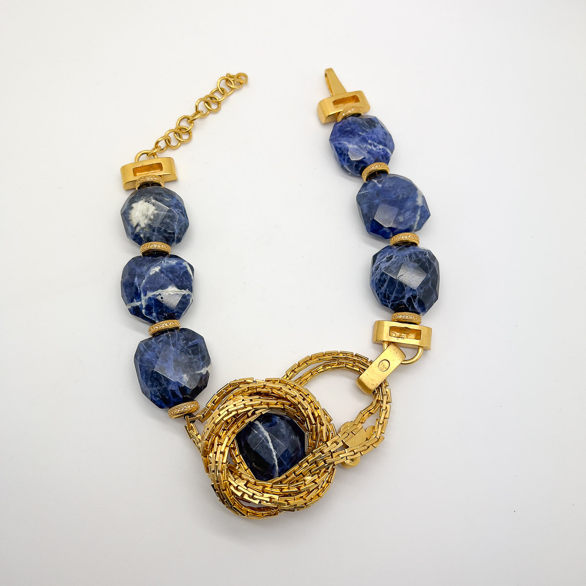 Jennifer Gibson Jewellery DIOR 1751 (8) Vintage Christian Dior Runway Marble Collar