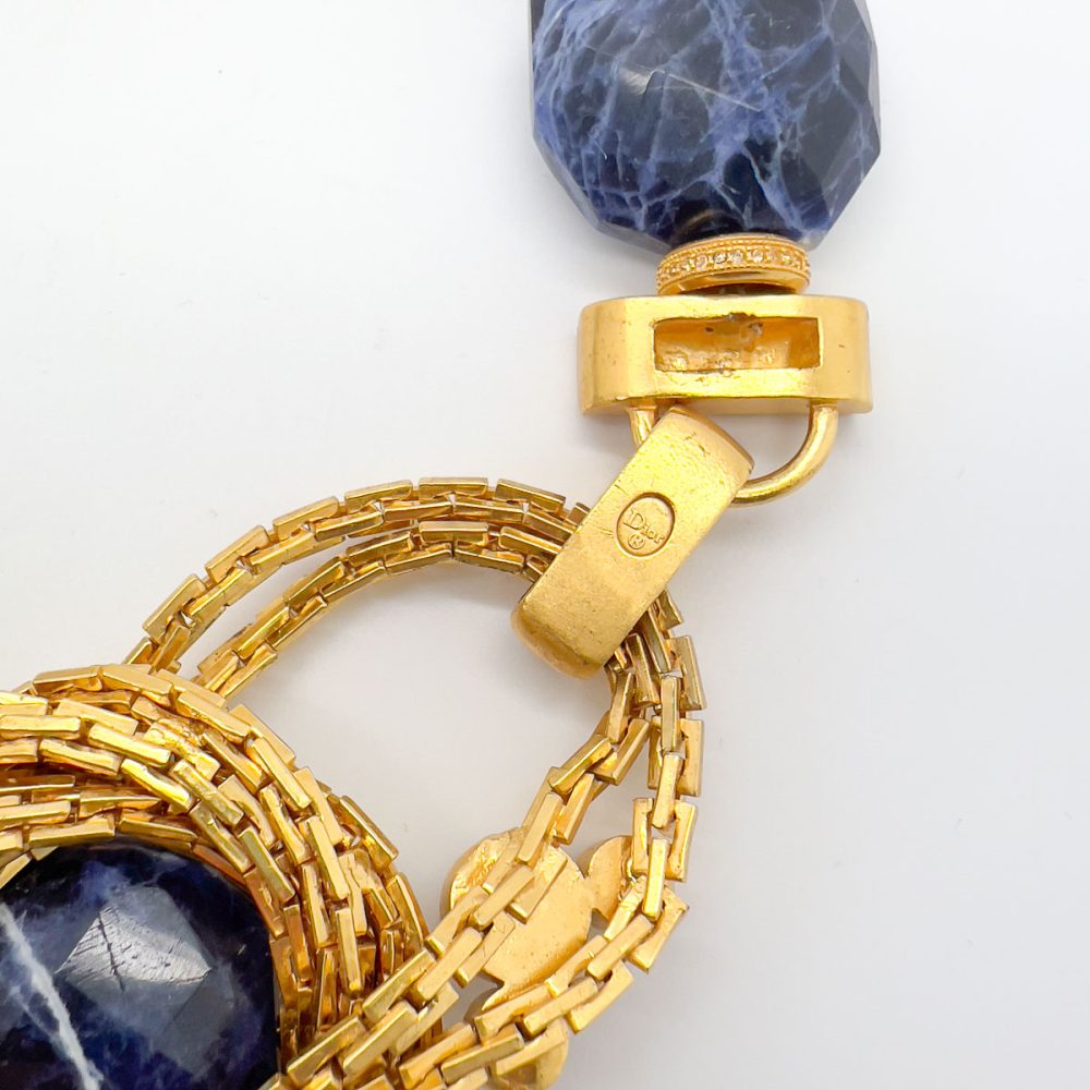 Vintage Christian Dior Runway Marble Collar