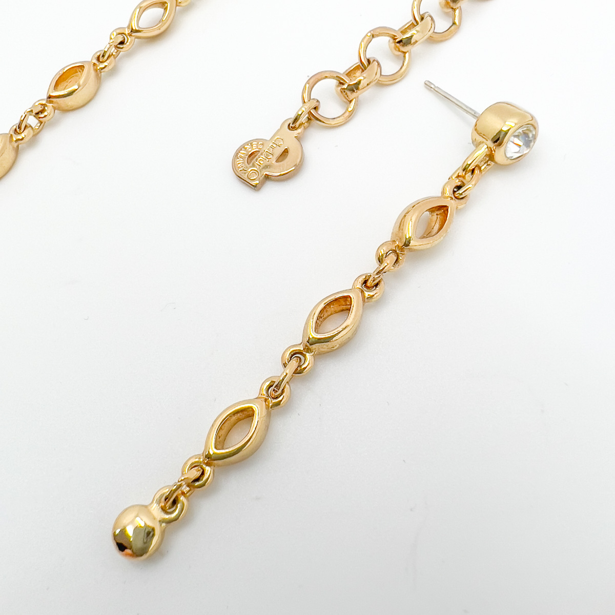 Jennifer Gibson Jewellery Dior 1746 (10) Vintage Christian Dior Crystal Cascade Necklace
