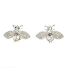 Jennifer Gibson Jewellery Earrings 1738 (2) Vintage Crystal Bee Earrings