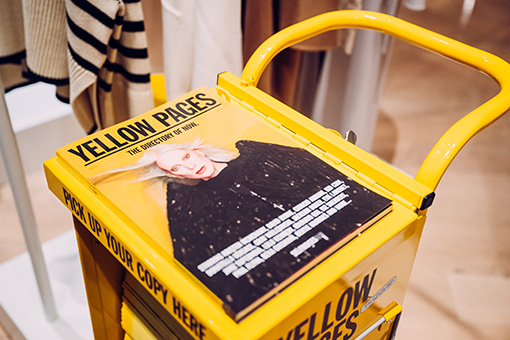 SELFRIDGES YELLOW PAGES STARRING KRISTEN MCMENAMY AW23 (1) Jennifer Gibson Jewellery as featured in TATLER