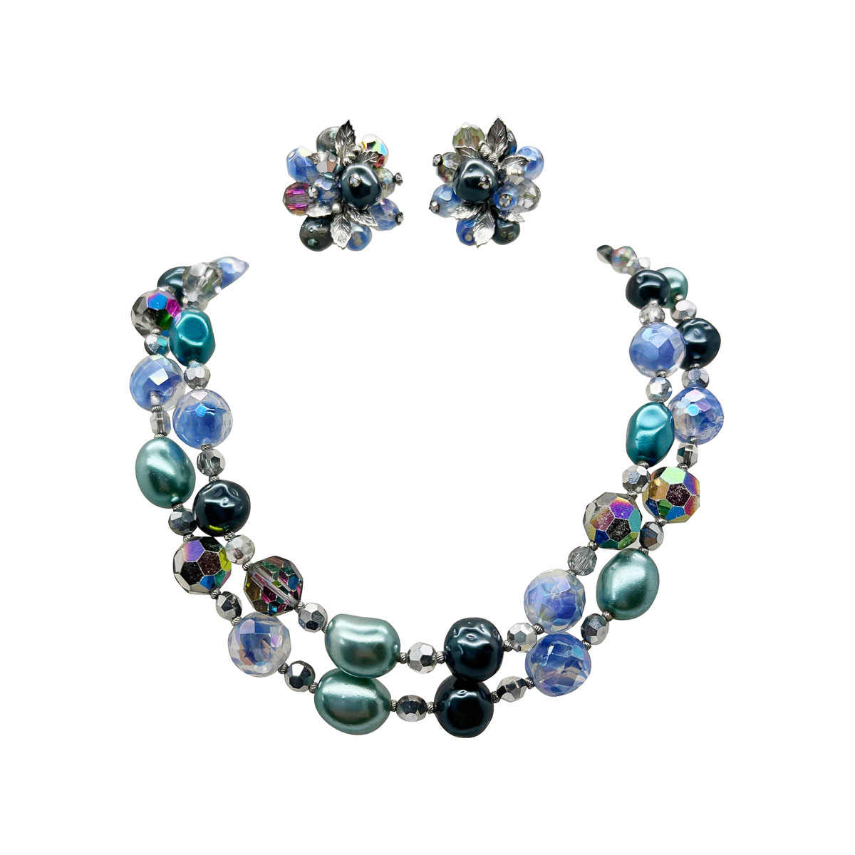 Jennifer Gibson Jewellery 1773 (3) Vintage Vendome Jewels of the Sea Beaded Necklace