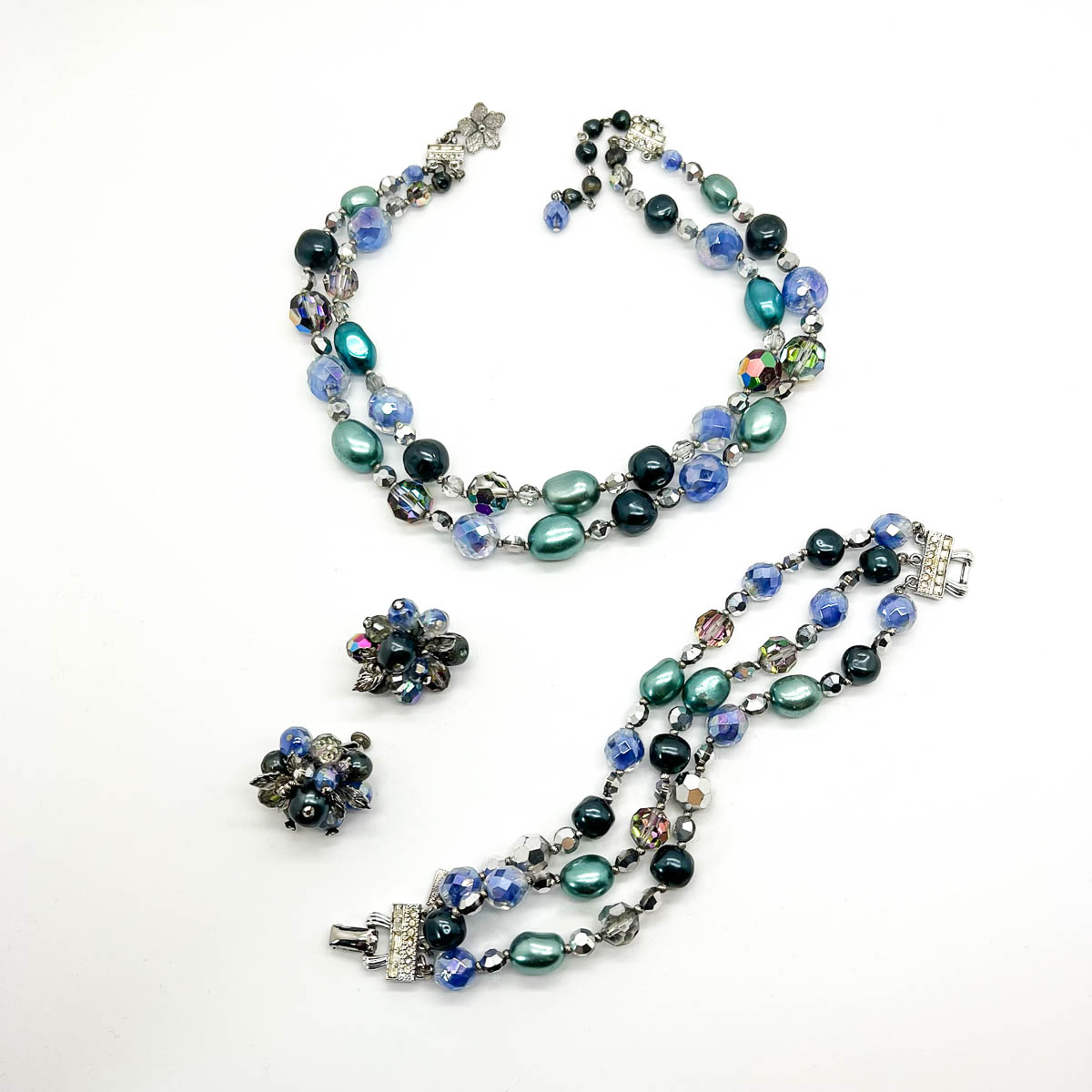 Jennifer Gibson Jewellery 1773 (4) Vintage Vendome Jewels of the Sea Beaded Necklace