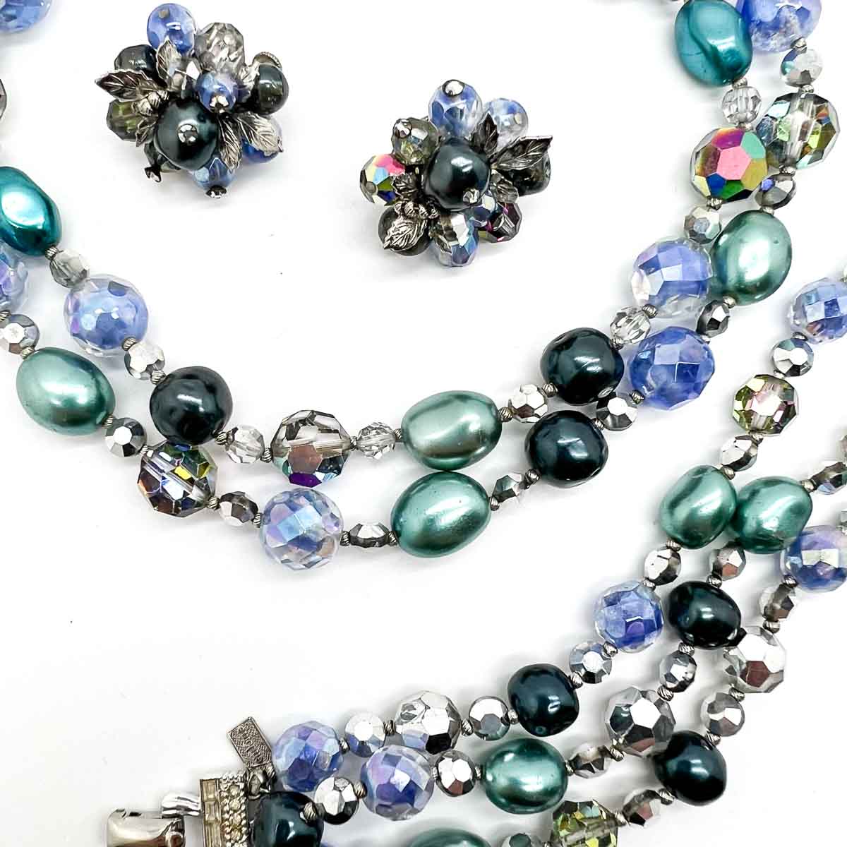 Jennifer Gibson Jewellery 1773 (5) Vintage Vendome Jewels of the Sea Beaded Necklace