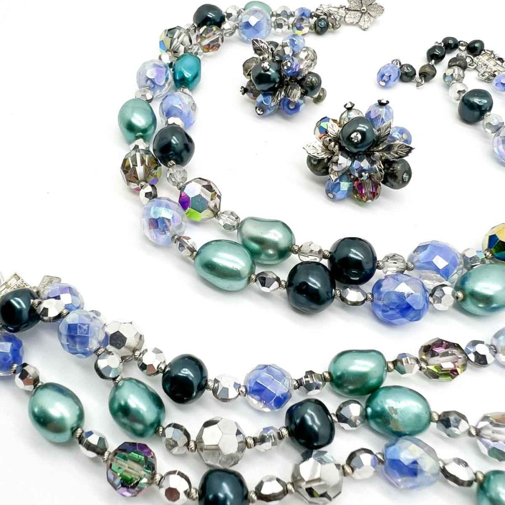 Vintage Vendome Jewels of the Sea Beaded Necklace