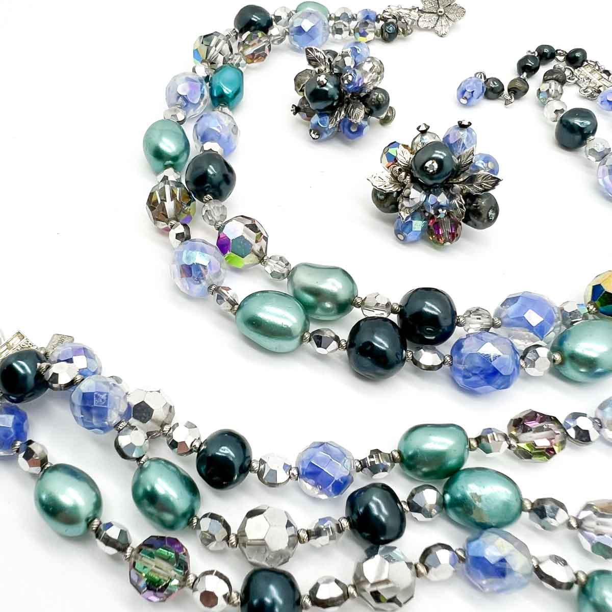 Jennifer Gibson Jewellery 1773 (6) Vintage Vendome Jewels of the Sea Beaded Necklace