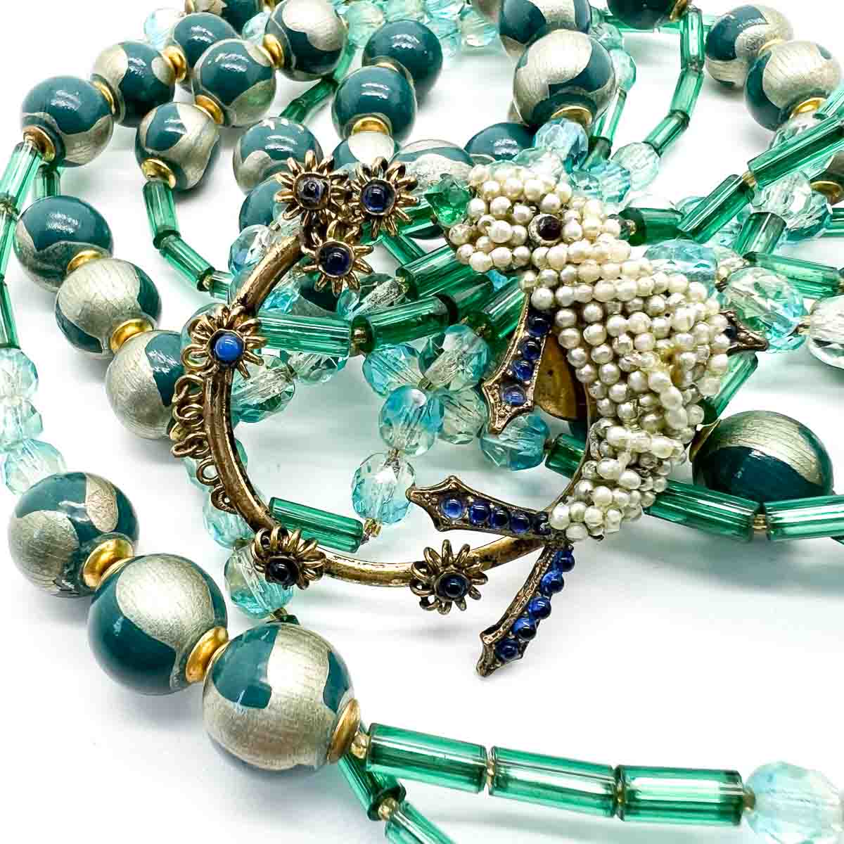 Jennifer Gibson Jewellery 1774 (4) Vintage Ornella Italy Bird of Paradise Necklace