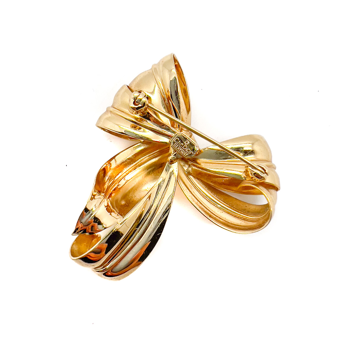 Jennifer Gibson Jewellery DIOR 1753 (5) Vintage Christian Dior Bow Brooch