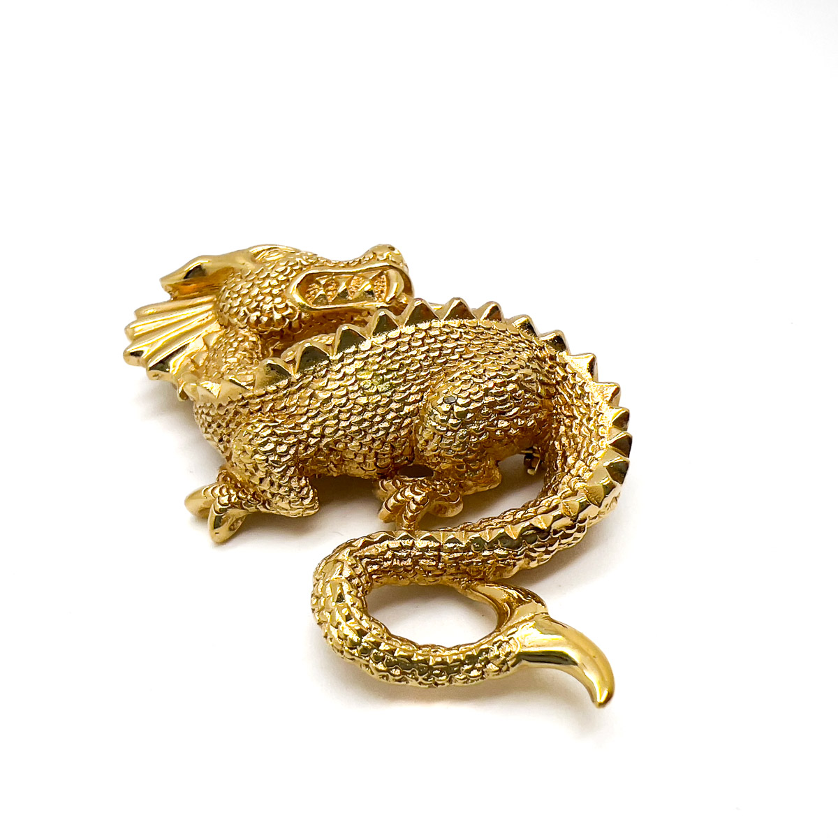Jennifer Gibson Jewellery DIOR 1755 (3) Vintage Christian Dior Dragon Brooch