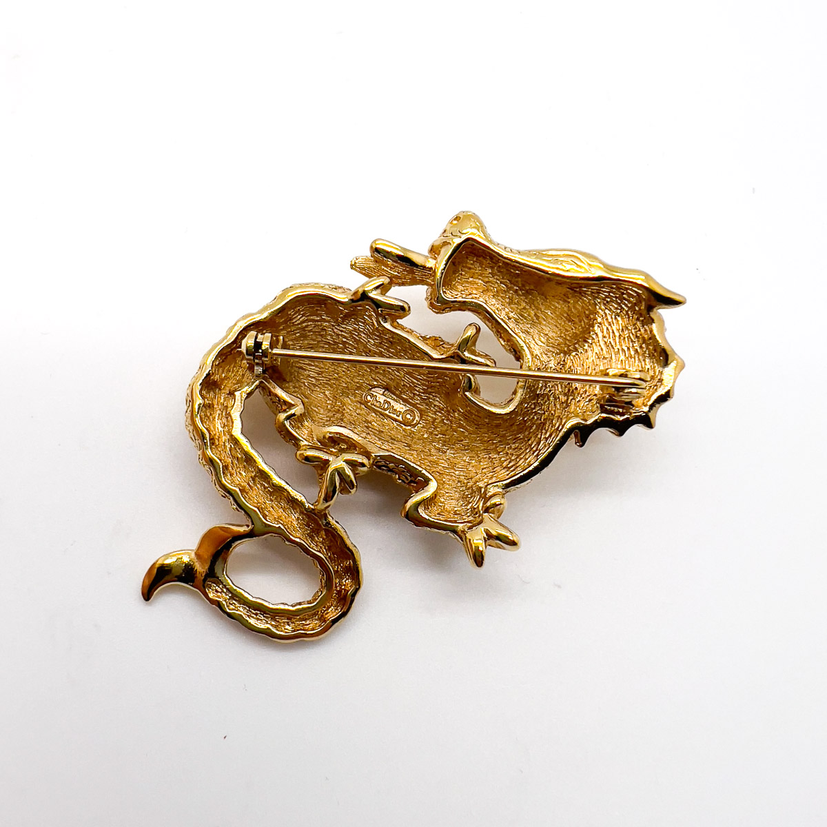 Jennifer Gibson Jewellery DIOR 1755 (5) Vintage Christian Dior Dragon Brooch