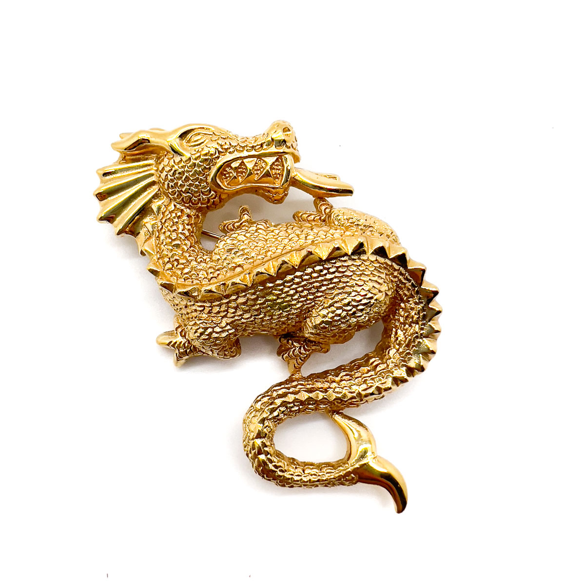 Jennifer Gibson Jewellery DIOR 1755 (6) Vintage Christian Dior Dragon Brooch