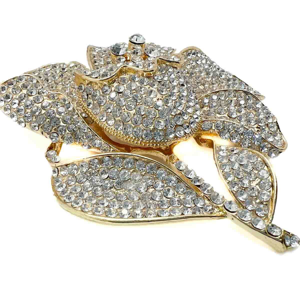 Jennifer Gibson Vintage Jewellery 1758 (7) Oversize Crystal Flower Brooch