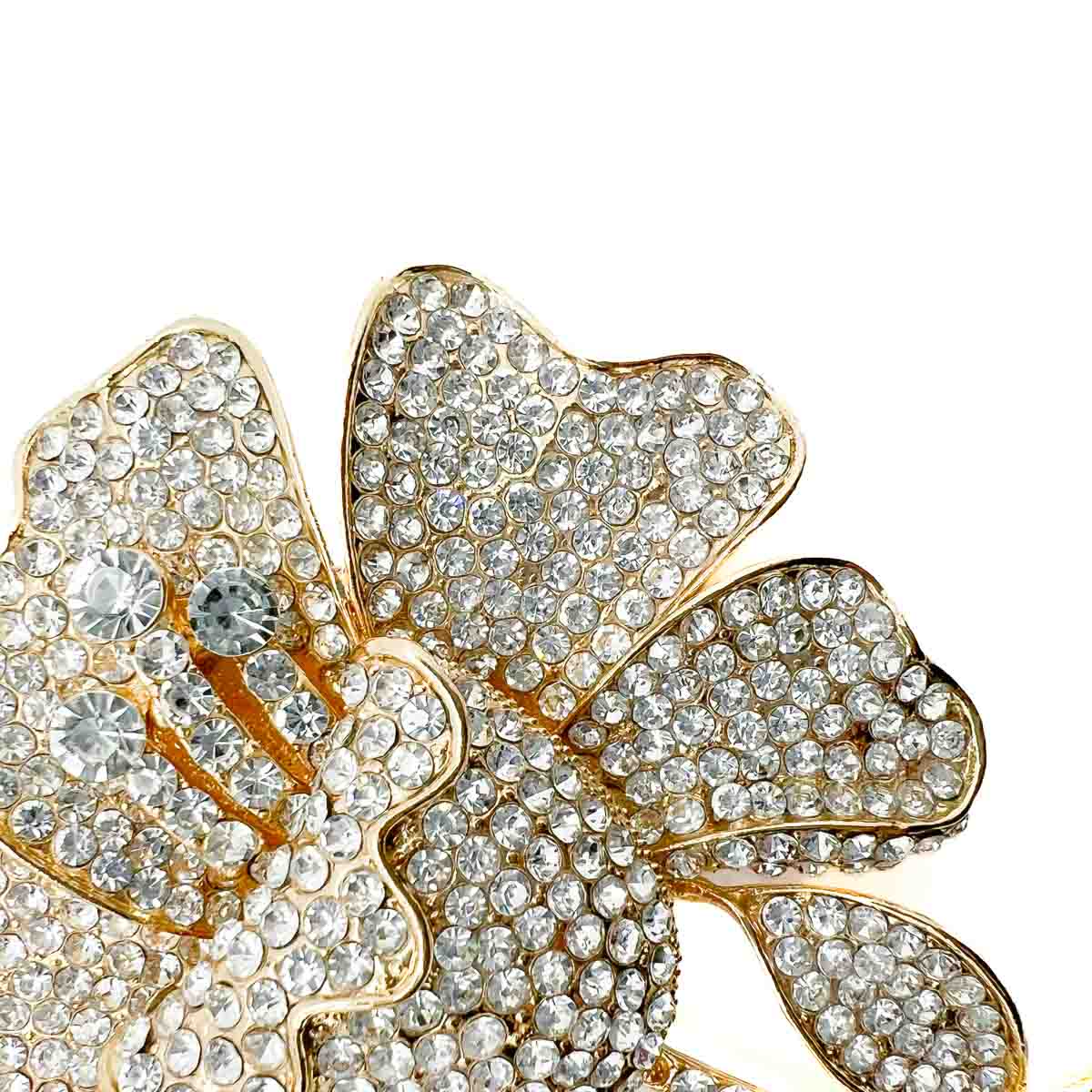 Jennifer Gibson Vintage Jewellery 1758 (8) Oversize Crystal Flower Brooch