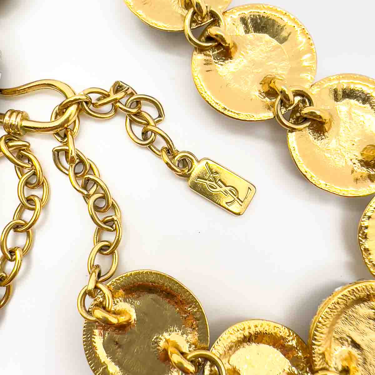 Jennifer Gibson Jewellery 1777 (1) Vintage YSL Cabochon Necklace