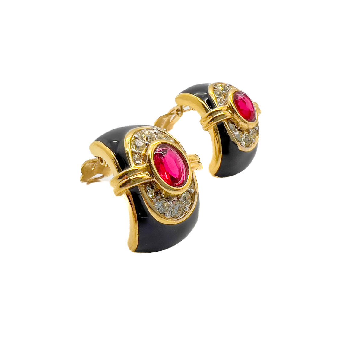 Jennifer Gibson Jewellery 1778 (1) Vintage Nina Ricci Art Deco Earrings