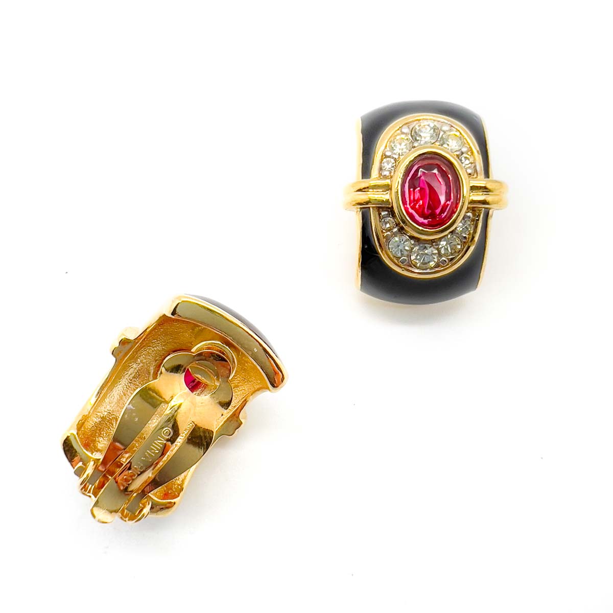 Jennifer Gibson Jewellery 1778 (4) Vintage Nina Ricci Art Deco Earrings