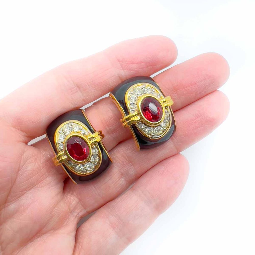 Vintage Nina Ricci Art Deco Earrings